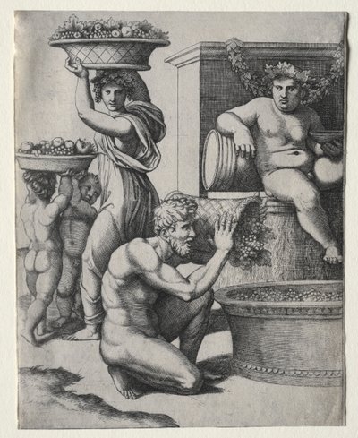 A borprés alkotó: Marcantonio Raimondi