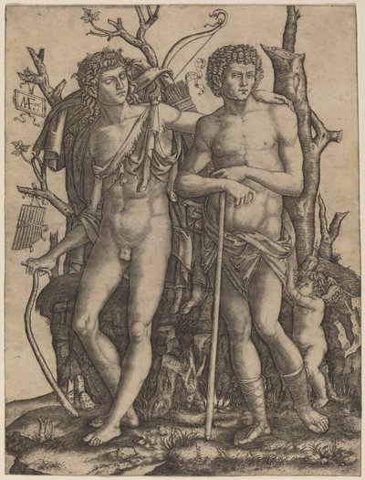 Apollo és Hyacinthus alkotó: Marcantonio Raimondi after Francesco Francia