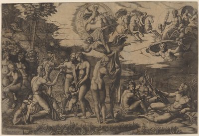A párizsi ítélet alkotó: Marcantonio Raimondi after Raphael