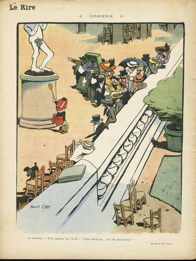 Illusztráció: Marcel Capy (1865-1941) a Le Lire-ben alkotó: Marcel Amable O.L. Capy