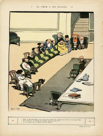 Illusztráció: Marcel Capy (1865-1941) a Le Rire-ben alkotó: Marcel Amable O.L. Capy