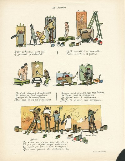 Illusztráció: Marcel Capy (1865-1941) a Le Smile, 12. számban, 2013.03.20 - A rondizmus művészete 