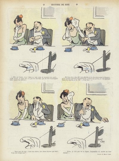 Illusztráció Le Rire alkotó: Marcel Amable O.L. Capy