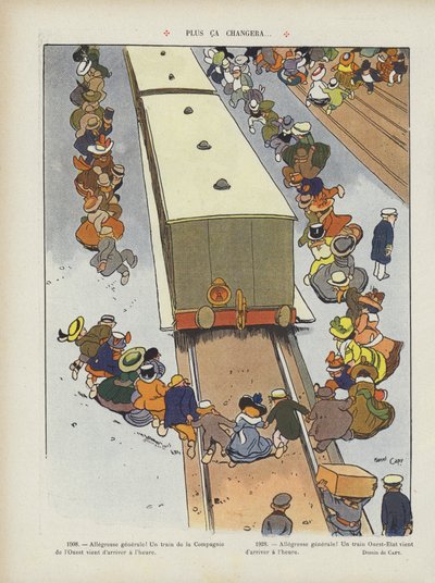 Minél több dolog változik? . Illusztráció Le Rire alkotó: Marcel Amable O.L. Capy