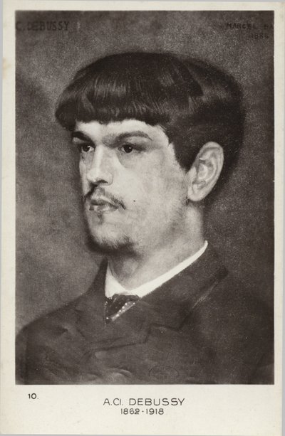 Claude Debussy, francia zeneszerző (1862-1918) alkotó: Marcel Andre Baschet