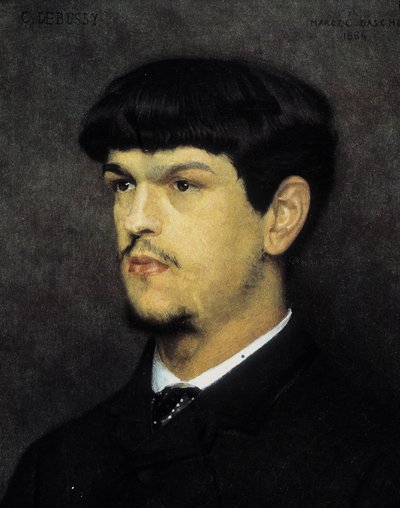 Claude Debussy portréja, Marcel Andre Baschet (1862-1941) alkotó: Marcel Andre Baschet
