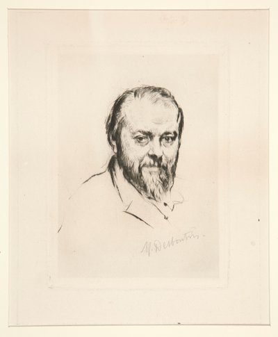 Portré J.J. tyúk alkotó: Marcellin Desboutin