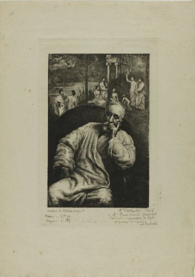 Pierre Puvis de Chavannes, Portré és kompozíció alkotó: Marcellin Gilbert Desboutin
