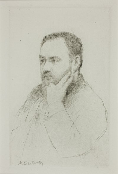 Emile Zola portréja alkotó: Marcellin Gilbert Desboutin
