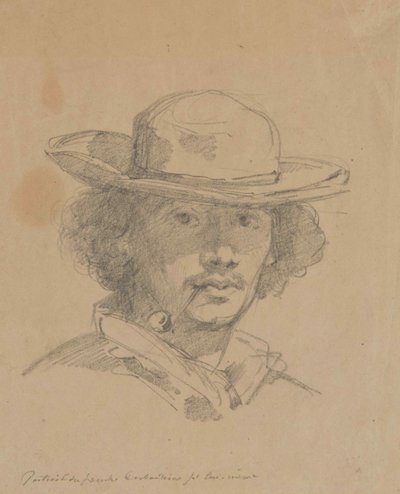 Önarckép. alkotó: Marcellin Gilbert Desboutin
