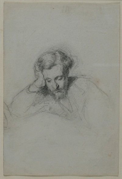 Heinrich Heine költő portréja 1797-1856, 1853 alkotó: Marcellin Gilbert Desboutins