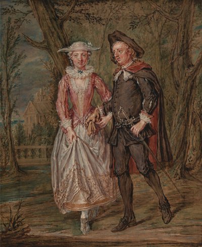 Szerelmesek a parkban alkotó: Marcellus Laroon the Younger