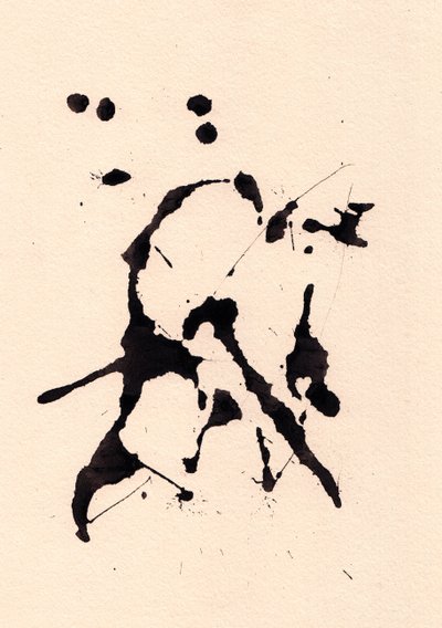 Blot, 2018 (tinta, papír) alkotó: Marco Campedelli