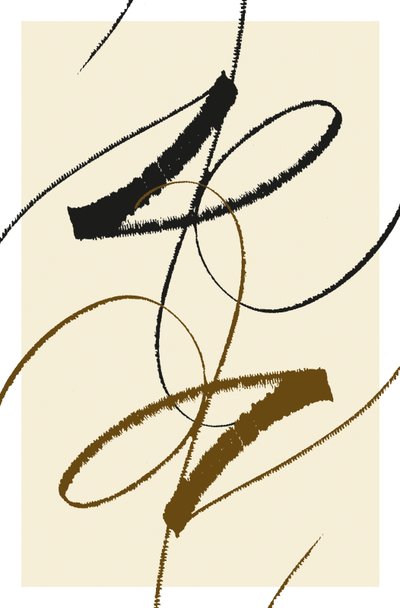 Tánc, 2014 (tinta, papír) alkotó: Marco Campedelli