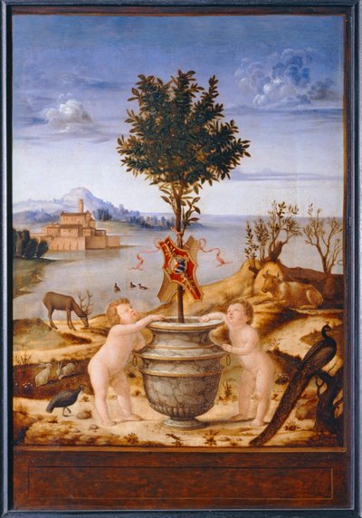Paysage allegorique - Allegorikus tájkép ... alkotó: Marco Marziale