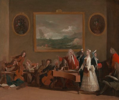 Egy opera próbája alkotó: Marco Ricci