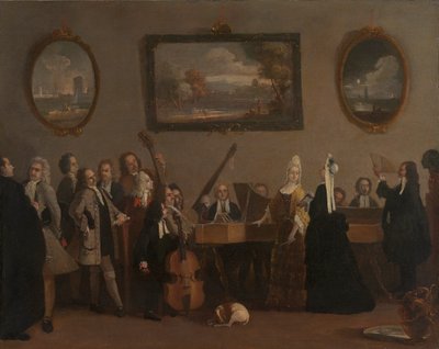 Egy opera próbája alkotó: Marco Ricci