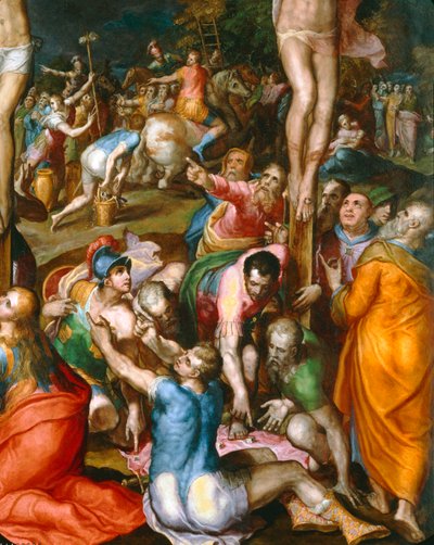 Keresztrefeszítés, részlet ... alkotó: Marco dal Pino