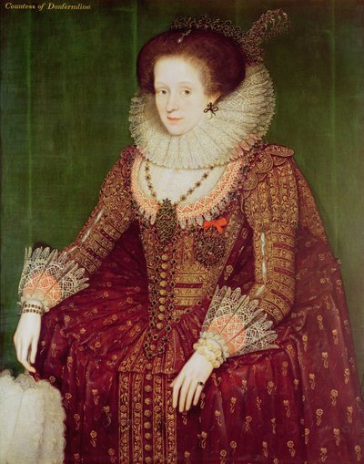 Margaret Hay, Dunfermline grófnője alkotó: Marcus Gheeraerts