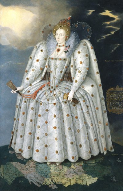 I. Erzsébet királynő ("A Ditchley portré") alkotó: Marcus Gheeraerts the Younger