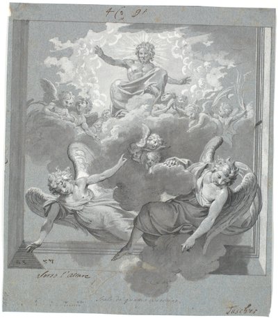 Krisztus mennybemenetele alkotó: Marcus Tuscher