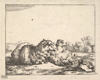Juh, 16 tányéros készletből, 1664. alkotó: Marcus de Bye