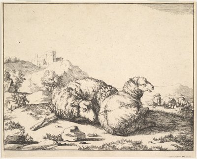 Juh, 16 tányéros készletből, 1664. alkotó: Marcus de Bye
