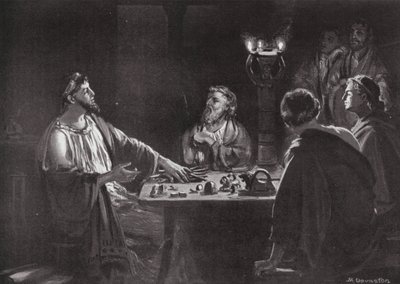 A súlyok és mértékek bevezetése Görögországban (litho) alkotó: Margaret (after) Dovaston