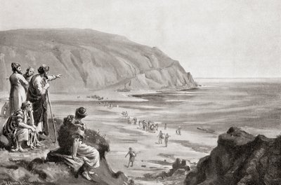 A föníciaiak érkezése a Földközi-tenger keleti partvidékére, Kr.e. 1500 körül, Hutchinson
