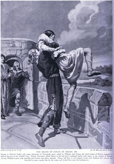 A roueni Conan halála Kr. u. 1090. alkotó: Margaret Dovaston