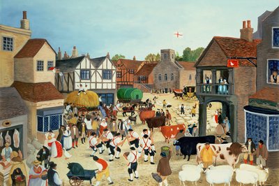 18. századi Mayfair marhapiac alkotó: Margaret Loxton