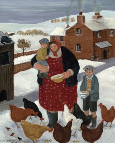 Hátsó udvar télen alkotó: Margaret Loxton