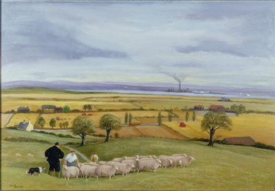 Sheep Farmer, Sheppey-sziget alkotó: Margaret Loxton