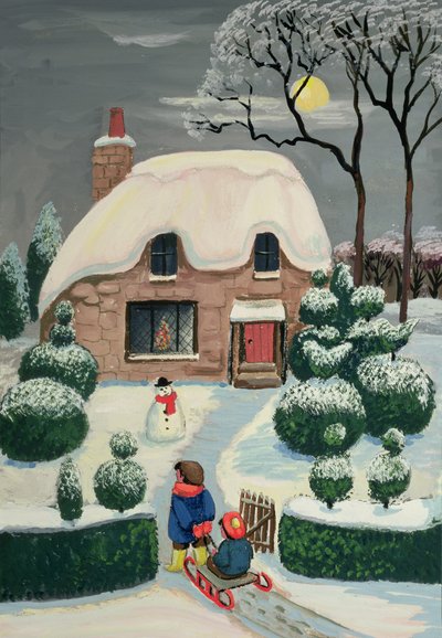 szánkózás alkotó: Margaret Loxton