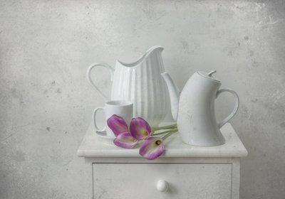 Shabby Chic csendélet alkotó: Margareth Perfoncio