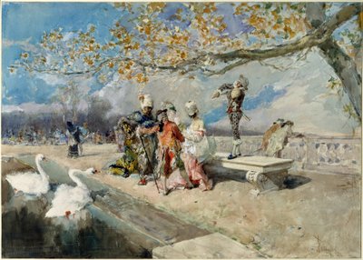 Álarcos mulatság alkotó: Marià Fortuny Marsal