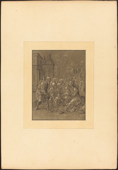 Szent Erzsébet látogatása a Szent Családnál alkotó: Maria Catharina Prestel after Hans Brosamer