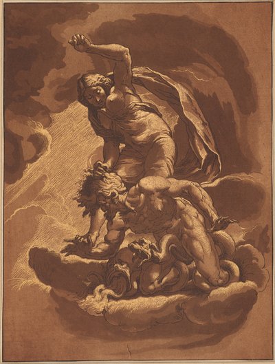 Az igazság diadala az irigység felett alkotó: Maria Catharina Prestel after Jacopo Ligozzi
