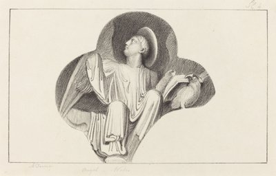Egy angyal a Wells-i katedrálisból alkotó: Maria Denman after John Flaxman