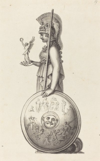 Minerva, Phidas alkotó: Maria Denman after John Flaxman