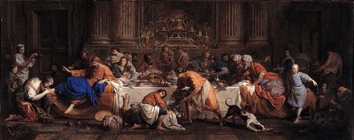 Ünnep Simon farizeus házában, 1748 körül alkotó: Maria Felice Tibaldi Subleyras