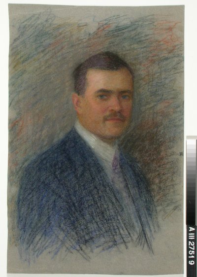 Férfi portréja, tanulmány alkotó: Maria Wiik