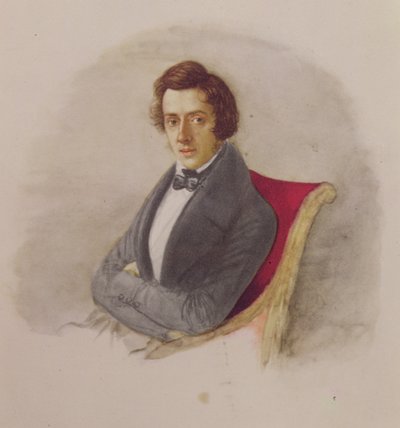 Frederic Chopin (1810-49) portréja alkotó: Maria Wodzinska