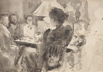 Vacsora utáni beszélgetés alkotó: Maria Yakunchikova