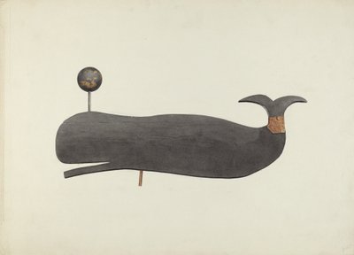 Bálna szélkakas, c. 1938. alkotó: Marian Page