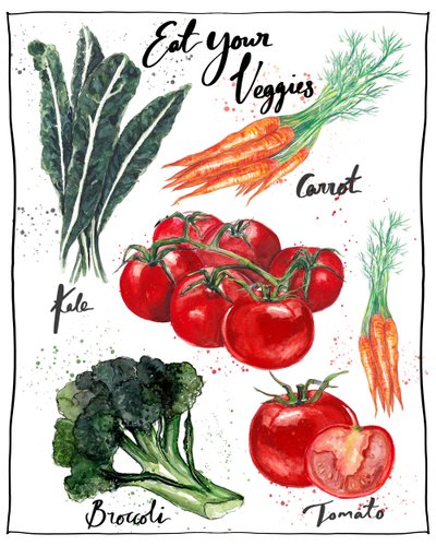 Egyél zöldséget, 2020 alkotó: Marianna Kulukundis