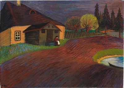 Az emlékezés, 1907-1908. alkotó: Marianne von Werefkin