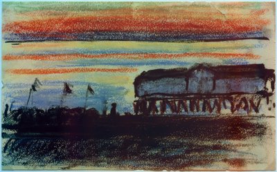 Családi medence Zingstben alkotó: Marianne von Werefkin