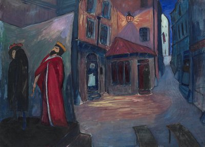 Az éjszakába... Az éjszakába... alkotó: Marianne von Werefkin