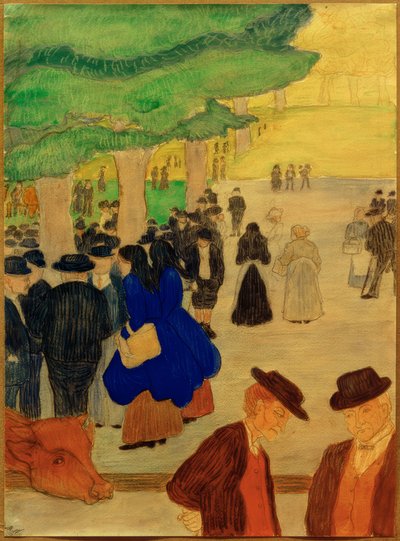 Viehmarkt alkotó: Marianne von Werefkin